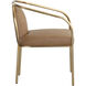 Cicero Milliken Cognac Dining Armchair